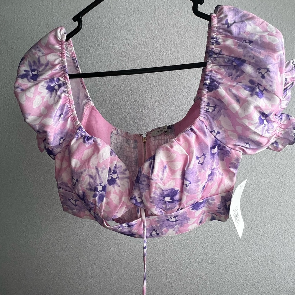 Floral top, size M